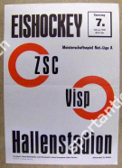 ZSC - Visp, Eishockey Meisterschaftsspiel Nat. - Liga A, 7. 2. 1970, Hallenstadion